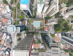 Vista aérea do edifício Jatobá